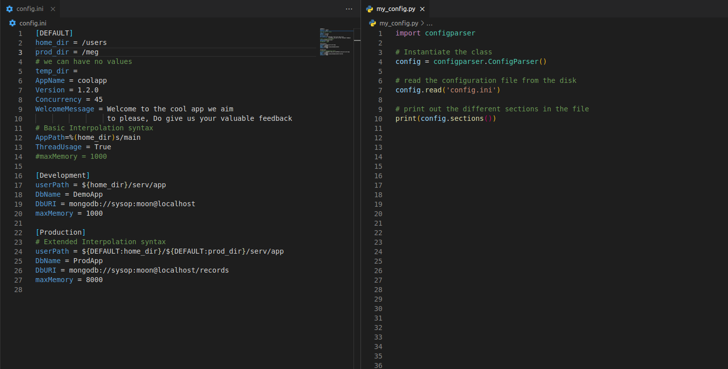 How To Setup Configuration Files Using Config.ini And Python | Silly Techy